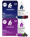 Supplemento di aiuto di sonno REM di cellule sane + supplemento super Boost Immune Bundle