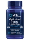 Folato ottimizzato per la vita – L-metilfolato – Supporto per il cuore e il cervello, Livelli di omocisteina sani – Non OGM, Senza glutine, Vegetariano – 1700 mcg DFE, 100 compresse vegetariane