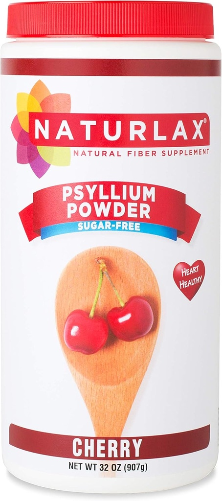 Fascia di psillio aromatizzata di ciliegia, senza zucchero (32 oz)