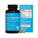 Alta potenza, Super EPA/DHA Fish Oil 750mg di acidi grassi essenziali Omega-3 | EPA & DHA | salute del cuore, salute del cervello, salute del sistema immunitario