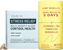 Joint & Stress Relief Set | Salute e mobilità congiunta di Cortisol con Ashwagandha, L-teanina, Magnesio, Tamaflex® Turmeric, e Pea | Calm & Joint Supplements Pack