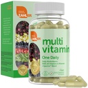 Zahler - One Daily Vegan Multivitamins for Women & Men (60 Count) Kosher Multivitamin - Vitamine essenziali e minerali con miscela di spettra alimentare intera - Vitamine vegetariane e vegane per adulti