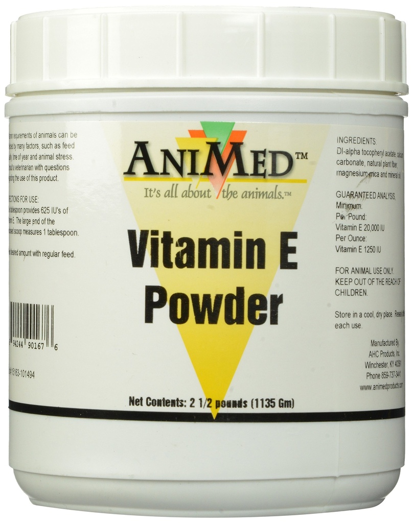 Integratore di polvere di vitamina E per cavalli, 2.5-polvere