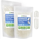 XPRS Nutra Gelatin Formato 0 Capsule Separati - 1000 Contare Capsule Vuoti Separati in Borse - Dimensioni 0 Gelatin Clear Gel Caps per Riempimento fai da te