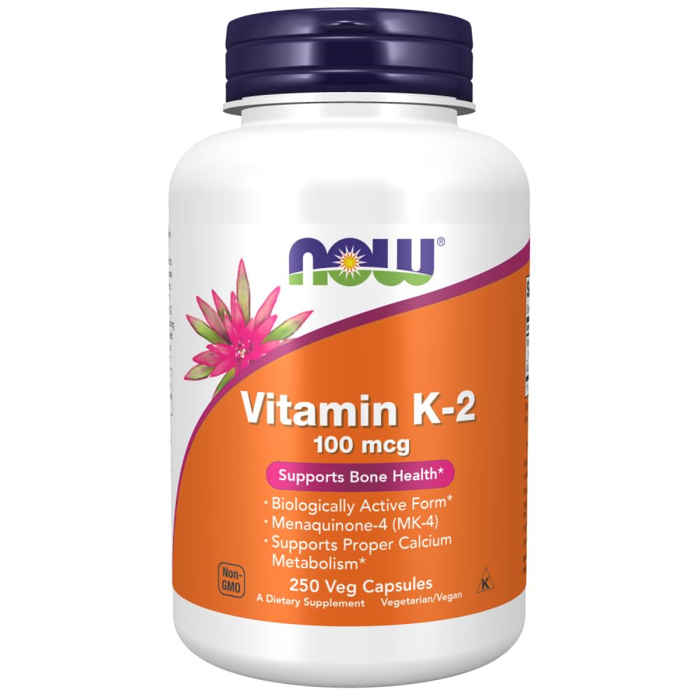 NOW Alimenti Vitamina K-2, 250 capsula vegetale
