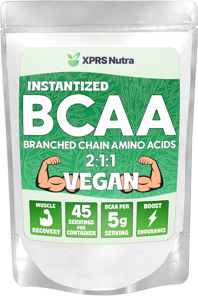 XPRS Nutra BCAA Polvere - Supplemento di aminoacidi per gli uomini - Supplementi di allenamento BCAA non aromatizzati - Supplementi di palestra per gli uomini - Supplementi di aminoacidi per le donne per Gym Post Workout Recovery (8 oncia)