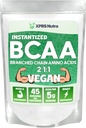 XPRS Nutra BCAA Polvere - Supplemento di aminoacidi per gli uomini - Supplementi di allenamento BCAA non aromatizzati - Supplementi di palestra per gli uomini - Supplementi di aminoacidi per le donne per Gym Post Workout Recovery (8 oncia)