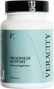 Veracity Menopause & Perimenopause Supplemento di supporto per le donne - Rilievo naturale per i flash caldi, Night Sweats, Mood Swings & Low Estrogen - Supplemento di estrogeni per le donne