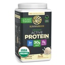 Polvere proteica organica a base di piante solari | Polvere proteica biologica vegana con aminoacidi BCAA Plus Recupero Minerali & Botanicals | Latticini di soia non OGM & Gluten Free (Vanilla, 20 Serve)