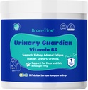 Custode urinario per cani e gatti - Supporta rene, faticoso surrenale, vescica, urete, Urethra, Vegan Bacon Flavor (117g) (Vitamina B5)