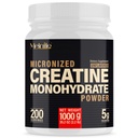 Polvere monoidrata 100% pura di creatina 200 Serve, polvere micronizzata, crescita del muscolo, non aromatizzata, ideale per atleti e appassionati di fitness, laboratorio di terze parti testato, Vegan, 1000 g