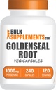 BulkSupplements.com Goldenseal Root Capsule - Integratore di erbe, Sorgente da Golden Seal Root - Vegan & Gluten Free, 1 Capsule per Serving, 240 Veg Capsules (Pack of 1)