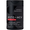 Sport Ricerca® Keto Plus ACV Capsule - Supporto Dieta con 500mg di Aceto di Sidro di Mele & 1500mg goBHB® Chetoni Esotici - Gluten Free & Keto Certificati - 120 capsule vegetali