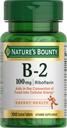 Nature's Bounty Vitamin B-2 100mg, 100 Tablets