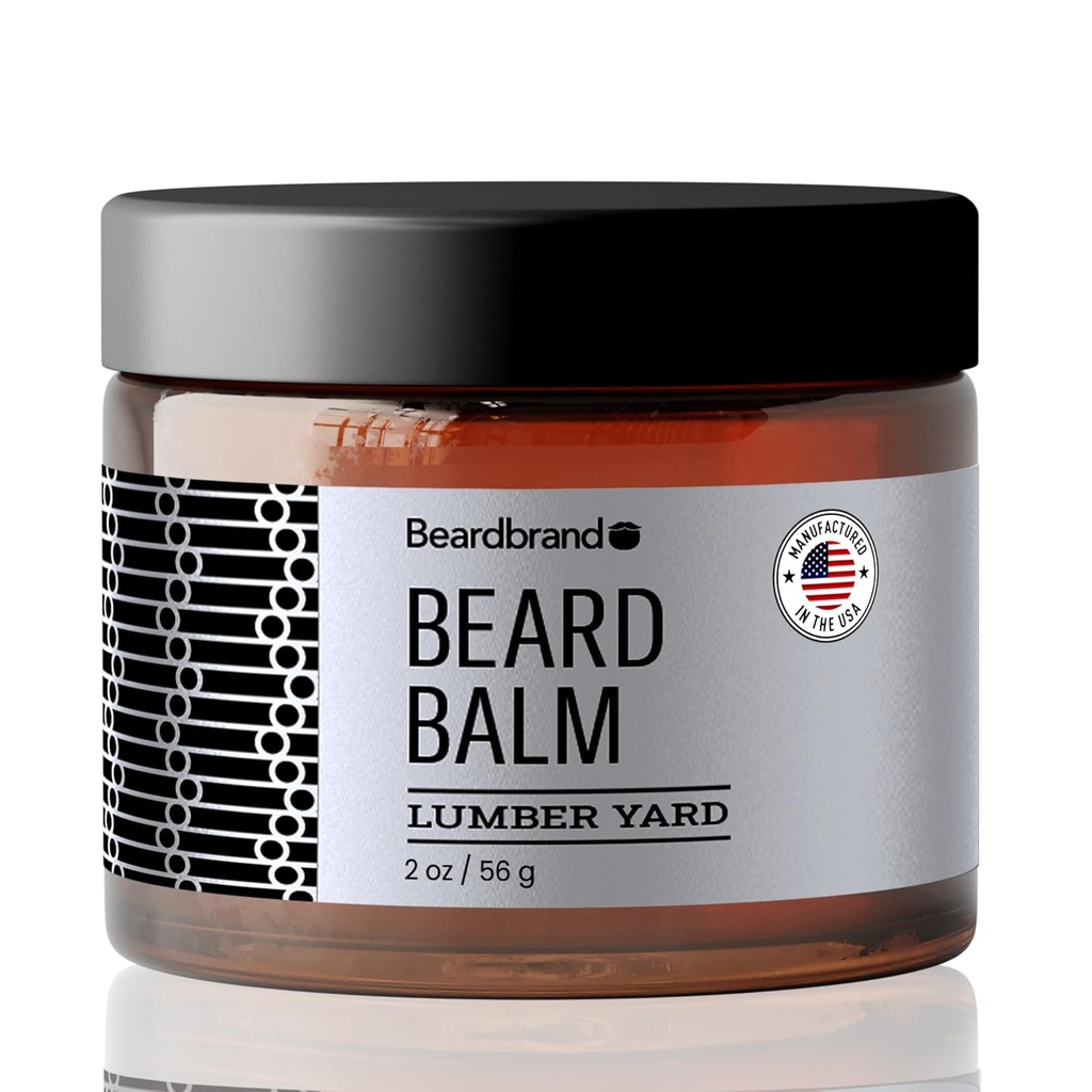 Cuscinetto Balm per gli uomini - Utility Balm Travel Pack - Supporta il Beard Thicker, il profumo della sega, il burro degli ingredienti naturali riduce la secchezza e migliora l'occhiata - 2 oz