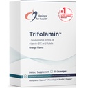 Designs for Health Trifolamin B12 + Folate Lozenges - 3000mcg B12 (tre forme) + MTHF Methylfolate Supplement - Delicious Orange Flavor, Fast-Dissolve Tablets (60 Lozenges)