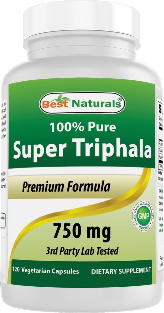 I migliori naturali Triphala 750 mg 120 Vcaps