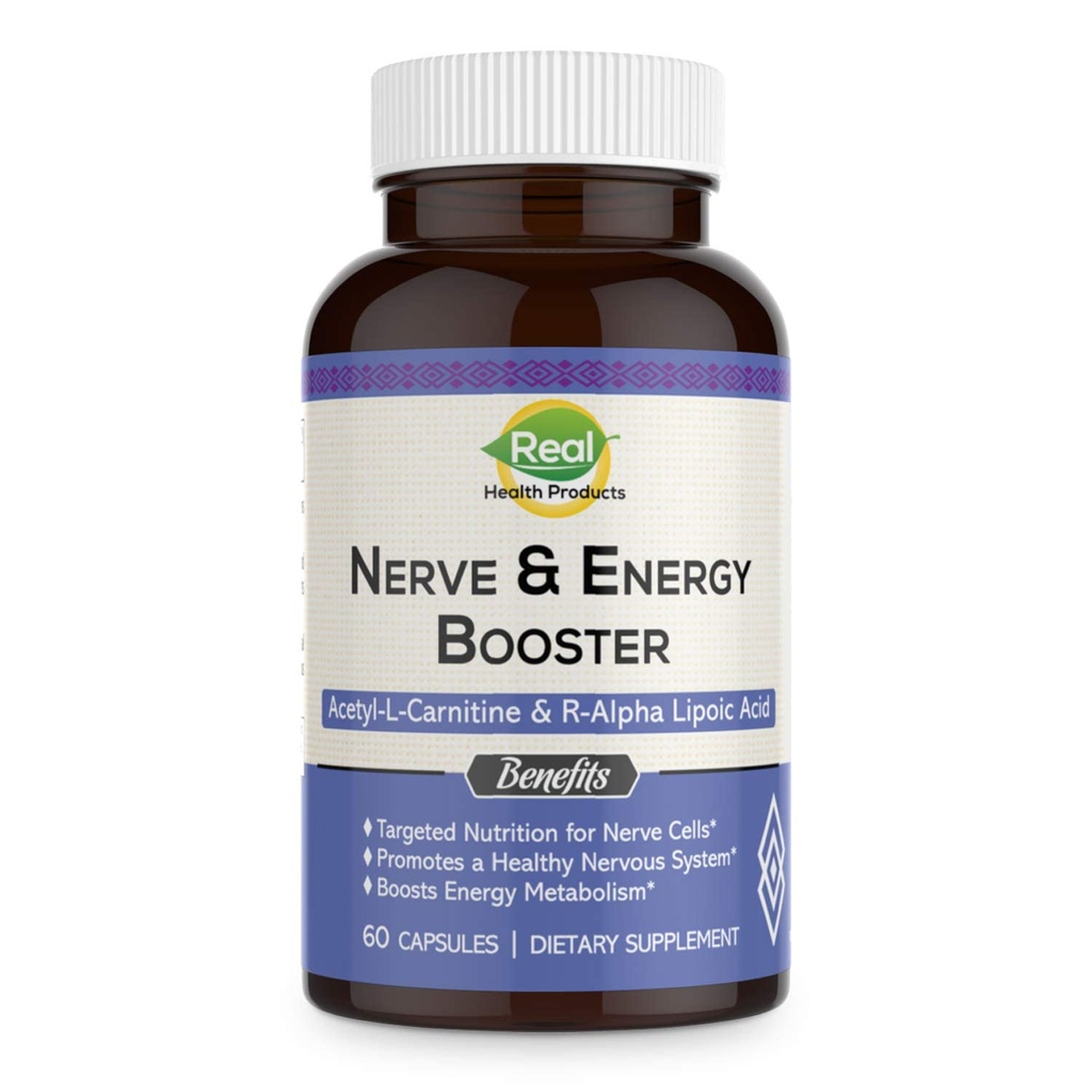 ALA Supplement - R-Alpha Lipoic Acid 300mg & Acetyl L-carnitina 1000mg - Nerve & Energy Booster per Nerve, Cardiovascolare, Funzione cognitiva & Supporto antiossidante, 60 capsule, 30 giorni di alimentazione