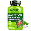 NATURELO Calcium Supplemento - con Vitamina C, Vitamina D3, K2, e Calcium Magnesium Zinco per Bone Forza con Calcium 600mg - Plant-Based, 240 Capsule Vegetariani, Non OGM, Soia & Gluten-Free