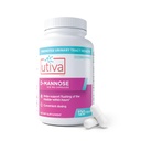 Szio+ Utiva D-Mannose 500mg Capsule – naturalmente Flush La vescica e il tratto urinario – UTI Evitazione – D Integratori di mannosio per le donne – Supporta trattamenti di infezione del tratto urinario, 120 Capsule
