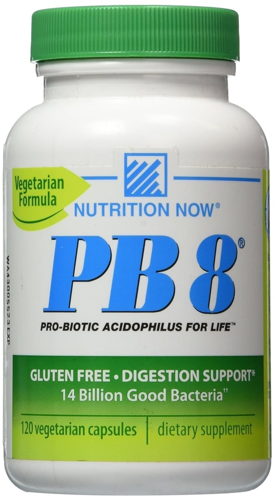 Ora PB 8 Pro-Biotic Acidophilus Capsule, Vegetariano, 120 Conte Bottiglie 60 Serve