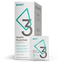 Puori P3 Health Essentials - Multivitaminici per Uomini e Donne - 30 Serve - Omega 3, Vitamina D, Magnesio, Zinco - Multi-Nutriente per Cervi ed Energia