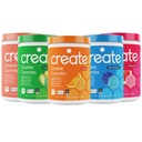 Creatina Monohydrate Gummies - High Five Bundle - Peach acida, Sour Apple, Watermelon, Blue Raspberry & Orange - Gummies Creatina per le donne e gli uomini, Certificato NSF, 3rd Party Tested, (5-Pack)