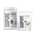 Isopure Bundle of Zero Carb 100% polvere di proteine isolate di siero puro, vaniglia cremosa, 25g proteine per porzione, 1 Lb, 14 Serve + Isopure 100% polvere di monoidrato di creatina pura, 100 Servings