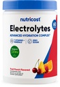 Nutricost Electrolyte Complex Powder (60 Serve, Punch di Frutta) - Integratore di Idratazione Miscela di Bevande con Vitamine e Minerali