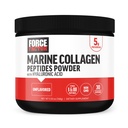 FORCE FACTOR polvere di collagene marino per donne e uomini, Peptidi di collagene marino tipo I & III con acido ialuronico per sostenere capelli sani, pelle, unghie, ossa e articolazioni, non aromatizzati, 30 Serve