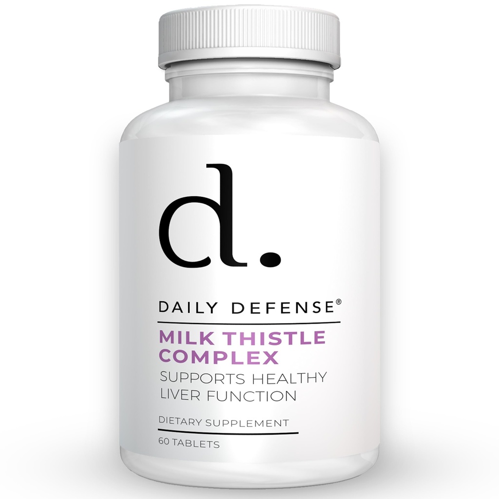 Integratori di erbe di cardo di latte puro - 450mg Estratto di cardo di latte per il supporto di disintossicazione epatica - Integratori dietetici vegani per le donne e gli uomini, 60 compresse