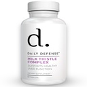 Integratori di erbe di cardo di latte puro - 450mg Estratto di cardo di latte per il supporto di disintossicazione epatica - Integratori dietetici vegani per le donne e gli uomini, 60 compresse