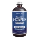 BioActive Vitamin B Complex - Blood Stream Ready, Methylated B Complex - Con Methylfolate, 3 BioActive Forms di B12, BenfoPure® B1 & Pantesin® B5 - 12 B Vitamine in Dosi Cliniche - Liquido 8 oz