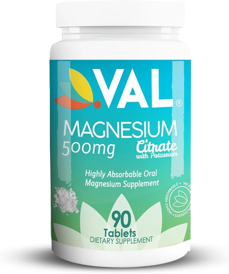 VAL Magnesio Citrato + B6 + Potassio, 90 compresse
