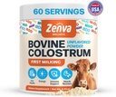 Colostrum Supplemento Bovine Colostrum for Humans 100% Pure Grass Fed, Supergut Health & Immune Support, 50% IgG, Unflavored, Calostro Bovino para Adultos Organico 60 Servings Powder