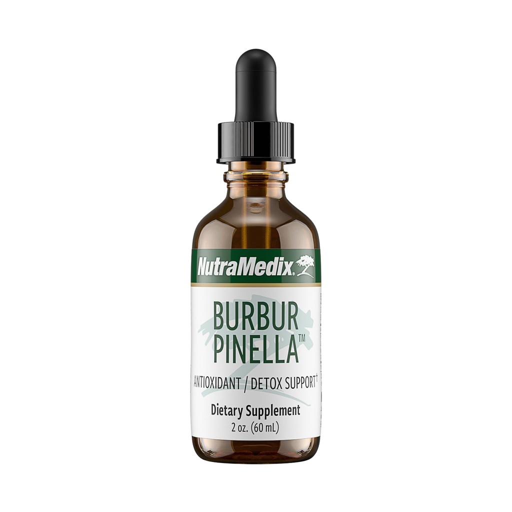 NutraMedix Burbur-Pinella Brain Health Integratori per Adulti - Combat Brain Fog & Promote Nerve Support - Aid A Healthy Full Body Detox Cleanse - Biodisponibile Liquid Format (2 oz / 60 ml)