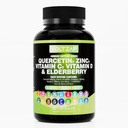 Quercetin Zinc Vitamina D Supplemento Quercetin 1000mg Zinc 50mg Vitamina C 1000mg Vitamina D 5000 IU Bromelain Elderberry Sea Moss per adulti