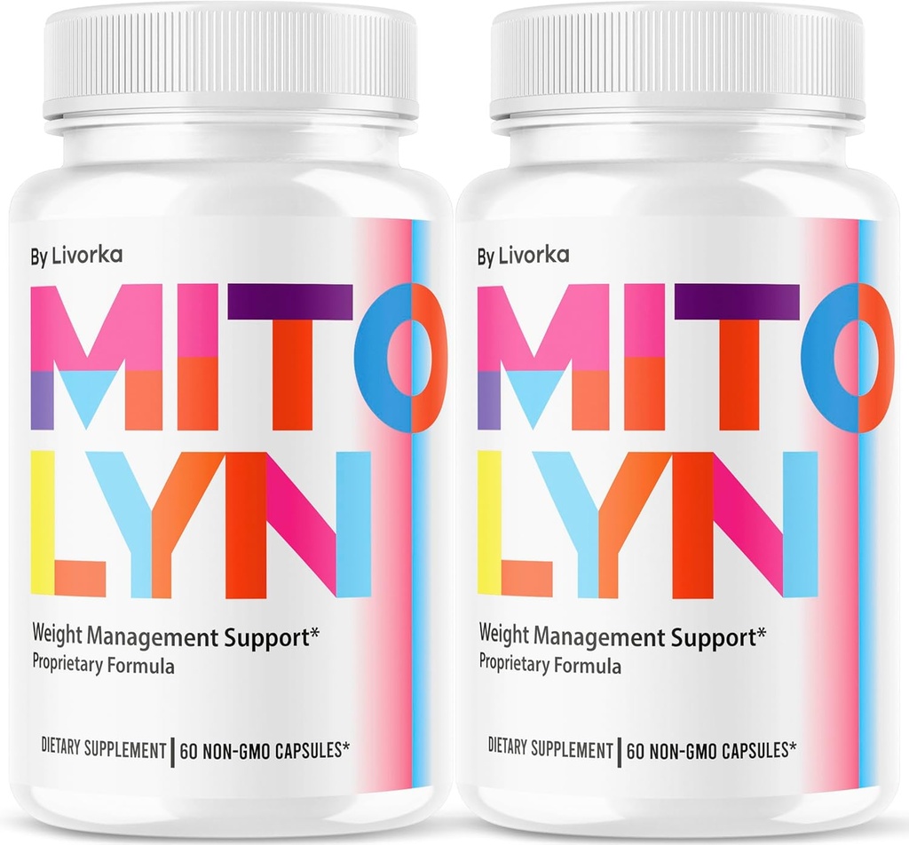 (2 Pack) Mitolyn Capsules - Mitolyn, Mitolyn Advanced Formula Pills, Mitolyn Supplement, Mito Lyn, Mito Lyn Pills, Mitolyn Support, Mitolyn Pill, Mitolyn Supplement Pills, 120 Capsules for 2 Months