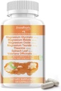 Magnesio Glycinate 500 mg per Serving, con Malate, Taurate & Oxide, Magnesio Supplemento per Muscolo, Bone,Sleep e Digestion Support, 120 Vegan Capsule, Non OGM