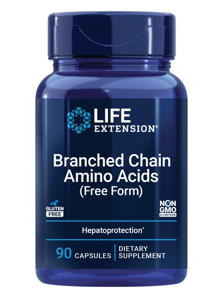 Aminoacidi a catena ramificata (BCAA), leucina, isoleucina, valina, promuove il recupero muscolare dopo l'esercizio, senza glutine, non OGM, 90 capsule