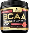 Polvere di bevanda di recupero del muscolo con BCAA, L-Glutamina e aminoacidi - Migliori integratori di recupero del muscolo per l'allenamento post - Zucchero libero, aminoacidi a catena ramificata per le donne e gli uomini - 45 porzioni