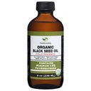 Olio di semi nero biologico - bottiglia di vetro stampato a freddo certificato USDA superiore all'1,5% Thymoquinone 3X resistenza turco nero Cumin Nigella Sativa non-GMO 100% Puro olio di semi neri (8oz bottiglia di vetro)
