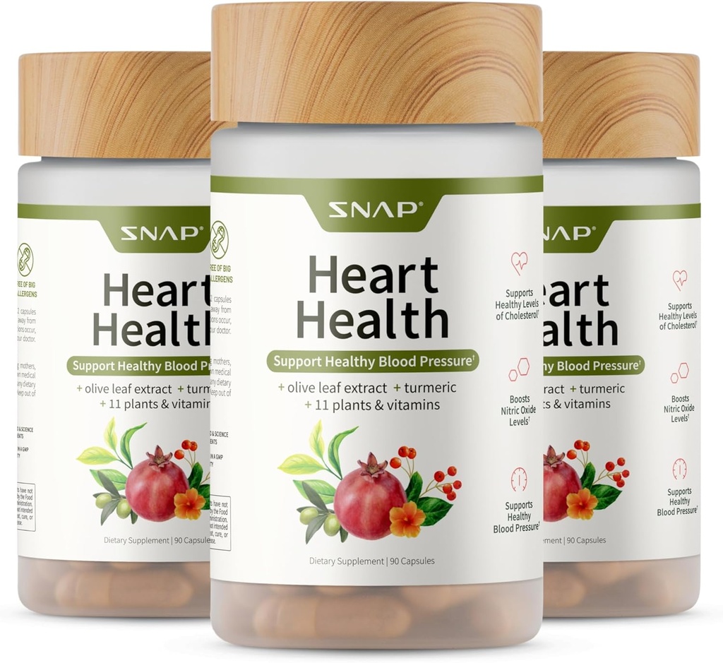 Integratori di salute del cuore e integratori di circolazione del sangue, 270 capsule