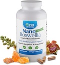 One Planet Nutrition Nano Boswellia 500 mg Veggie Capsule (120 Serve), Boswellia serrata Resina, Supporta la funzione cognitiva per la salute del cervello, Non-GMO, Vegan, senza glutine