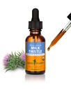 Estratto di liquido di Thistle di Pharm di erbe: Organic Silybum marianum Estratto sano di funzione del fegato, Cleanse & Detoxify, supplemento di erbe di Thistle di latte assorbente veloce, fino a ~3 settimane di alimentazione, 1 oz*