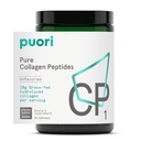 Puòri Pure Collagen Peptides Polvere, Non aromaed - 10g di Grass-Fed Hydrolyzed Collagen Bovine Supporta la salute della pelle, Hair & Nail Strength, Joint Pain & Mobility Support - 30 Serve
