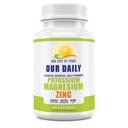 Magnesio Potassio Integratori W Zinc - 90 Capsule 400MG Magnesio, 450MG Potassio, 50MG Zinco per la Salute Vascolare – Alta Assorbimento Vegan per Gambe e Sonno