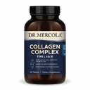 Dr. Mercola Collagen Complex - Supporta la pelle e il tessuto connettivo - Tipi I, II & III Collagen - Non OGM, Gluten-Free & Soy-Free - 90 Compresse (30 Serve)