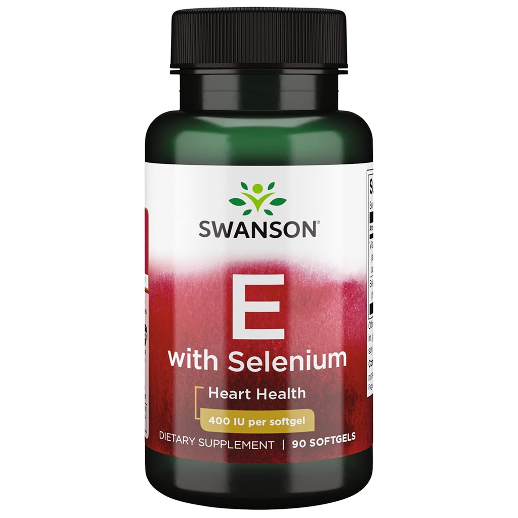 Swanson vitamina E & Selenium 90 Sgels