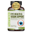 Supporto Visione - Migliori Vitamine Occhiali per Visione Blurry. Integratori per gli adulti con Lutein per la salute maculare, la visione dell'occhio, lo Strain dell'occhio e la fatica. Con zinco e vitamina A per supportare la visione nitida.